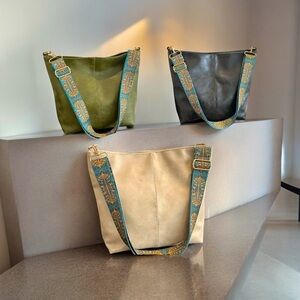 ‼️$7‼️ Women's Boho Wide Strap Crossbody Bag, Stylish Multi-Functional Hobo